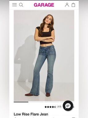 New Garage Women’s Mid Wash Bootcut Jeans - Blue Size 7